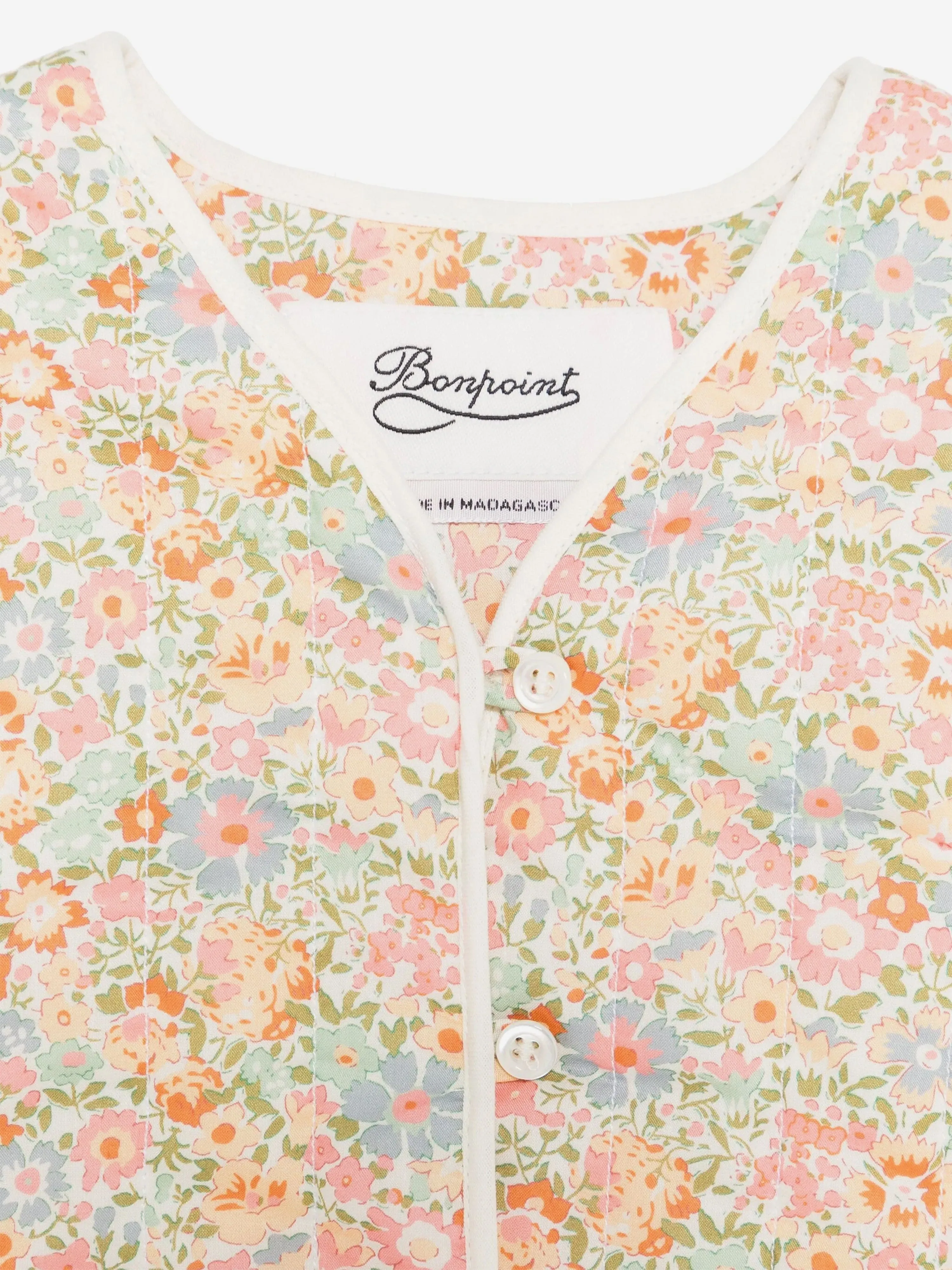 Bonpoint Baby Girls Blumen-Elicina Gilet in Mehrfarben