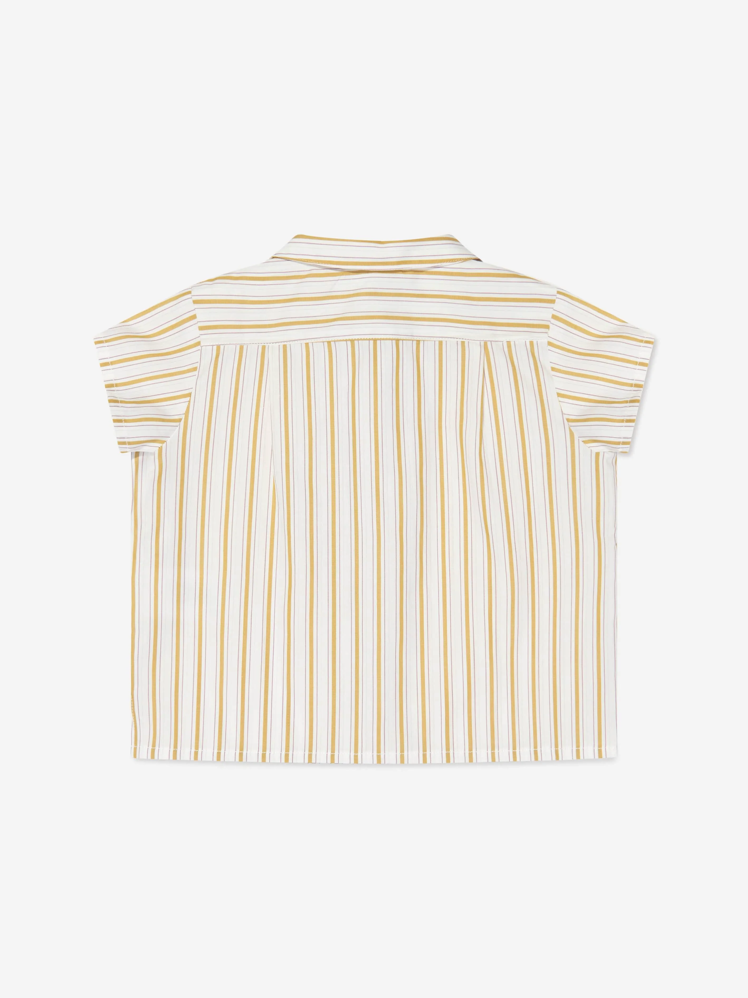 Bonpoint Baby Girls Gestreiftes Gerald Hemd in Beige