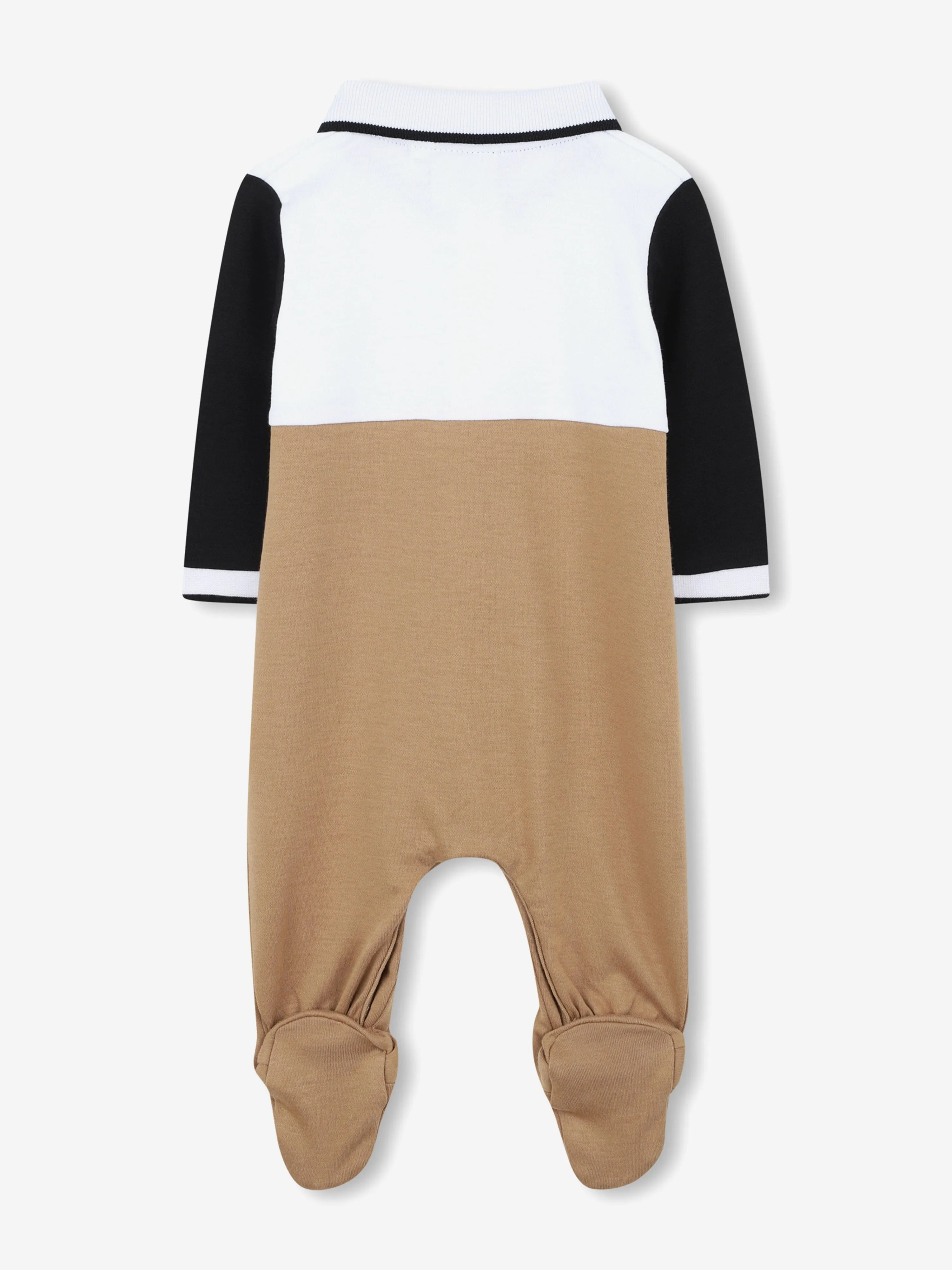 BOSS Baby Boys Farbblock Babygrow in Braun