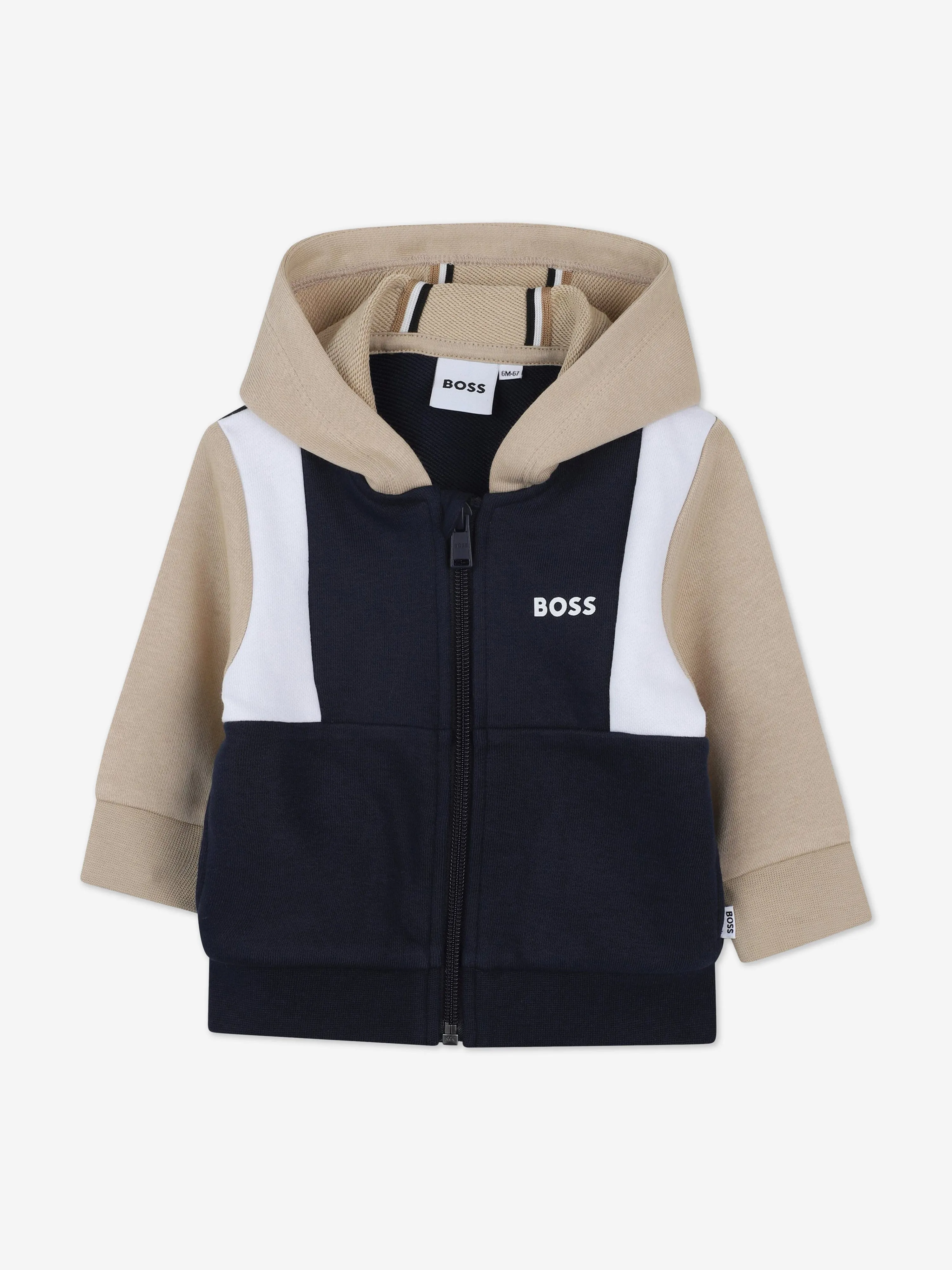 BOSS Baby Boys Colourblock Trainingsanzug in Marineblau