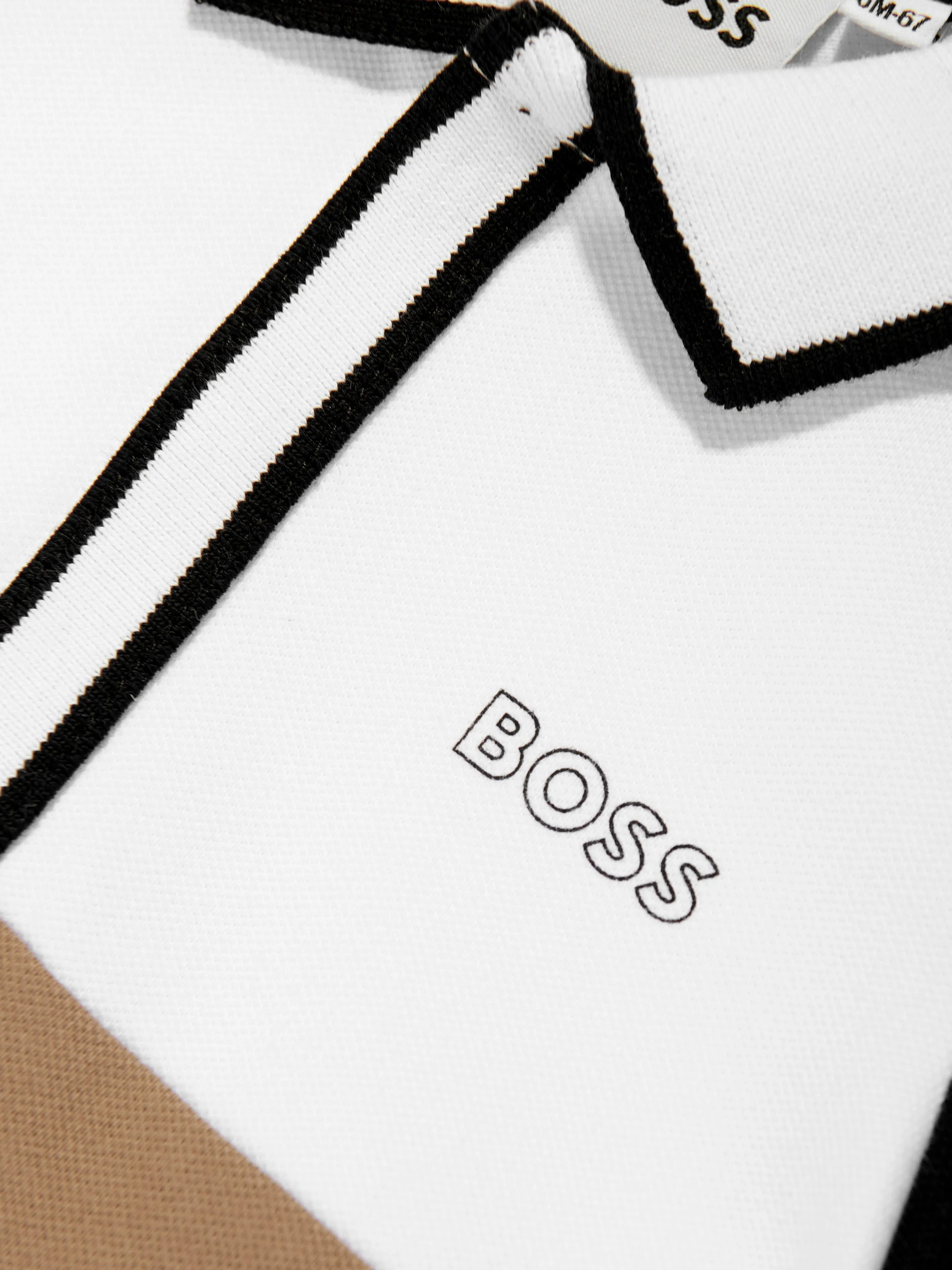 BOSS Baby Boys Logo Print Strampler in Braun