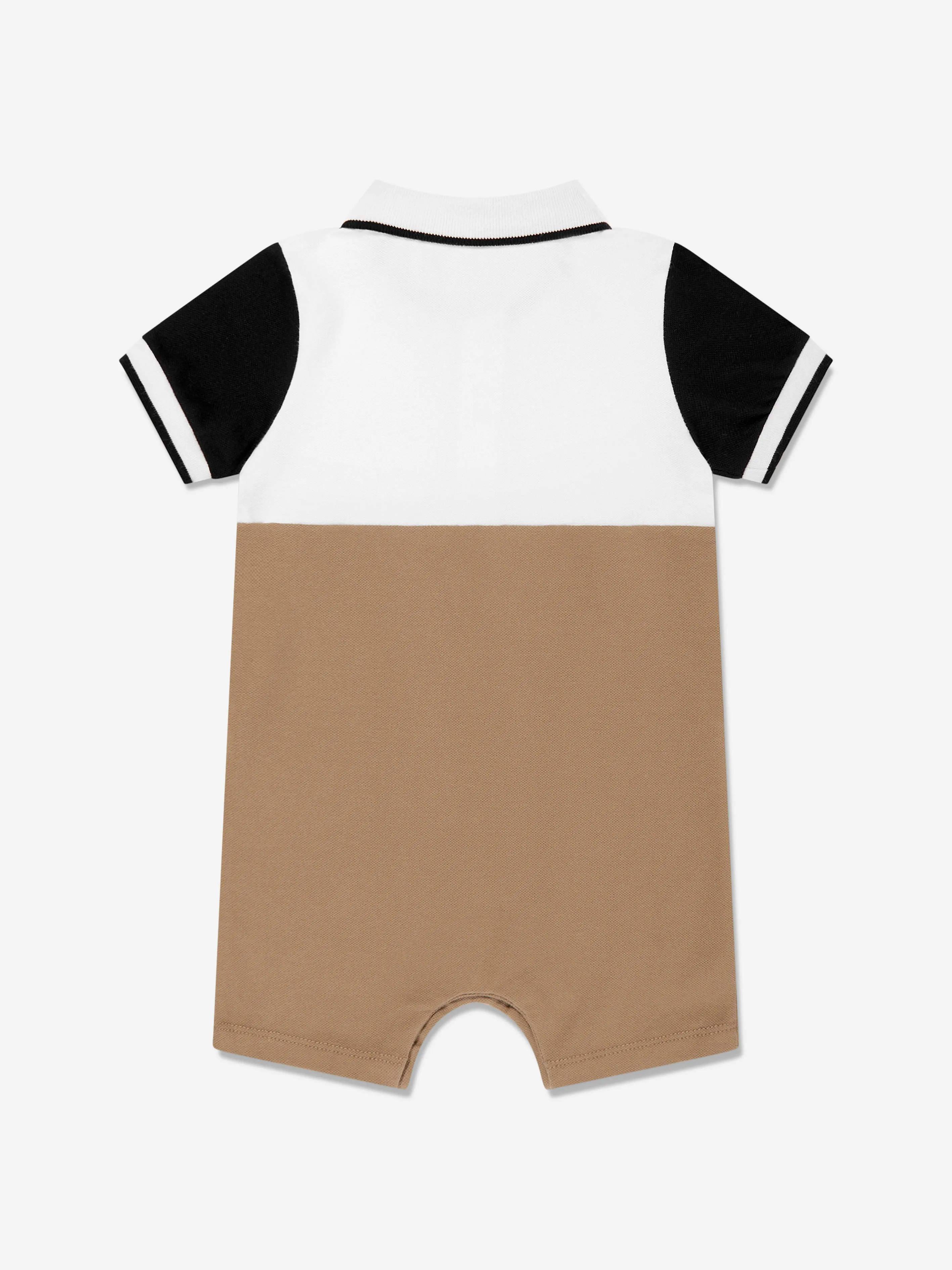 BOSS Baby Boys Logo Print Strampler in Braun