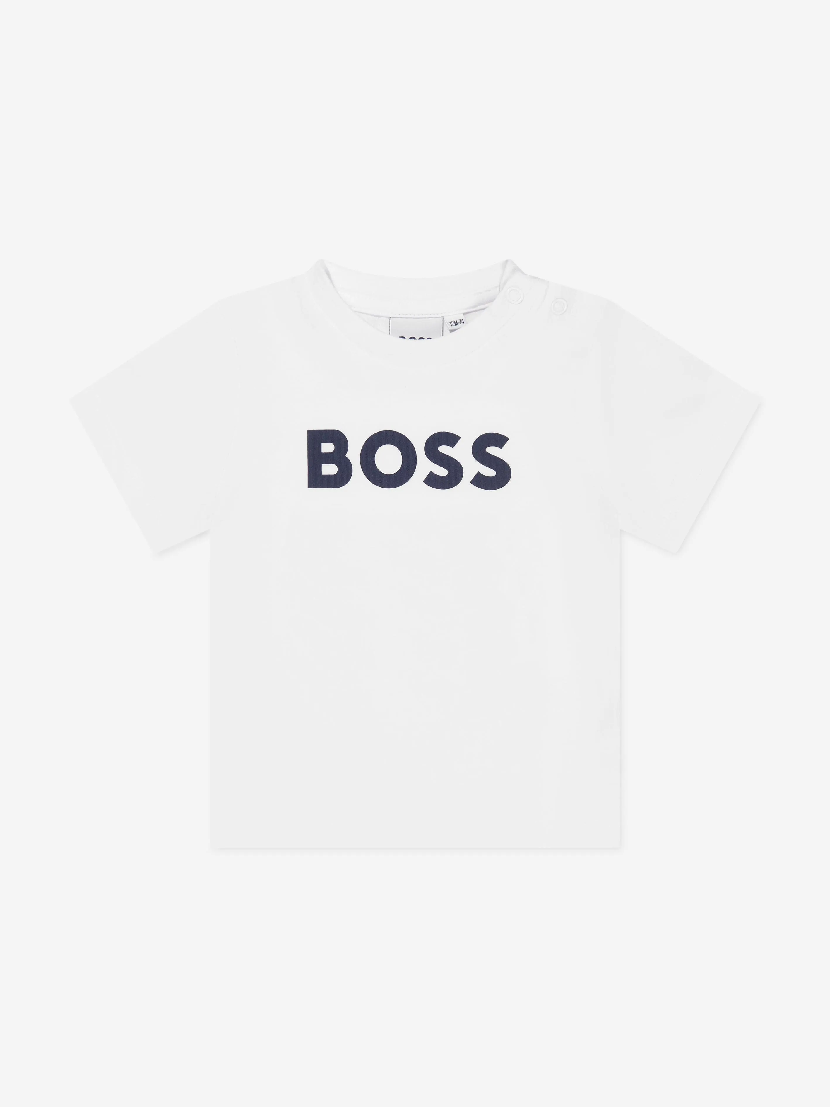 BOSS Baby Boys Logo T-Shirt in Weiß