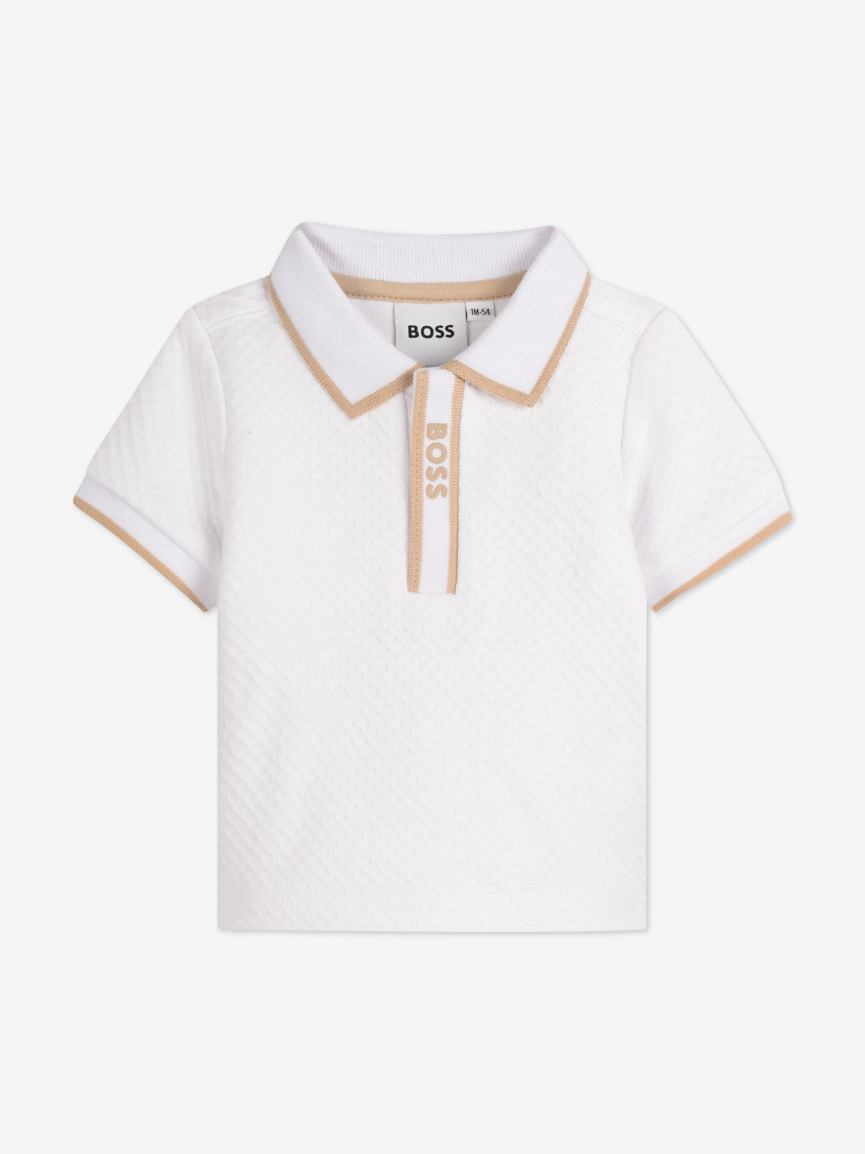 BOSS Baby Boys Kurzarm-Set in Weiß