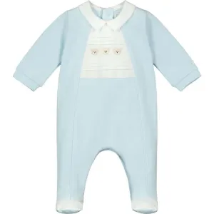 Jungen Blau Baumwolle Freddie Babygrow