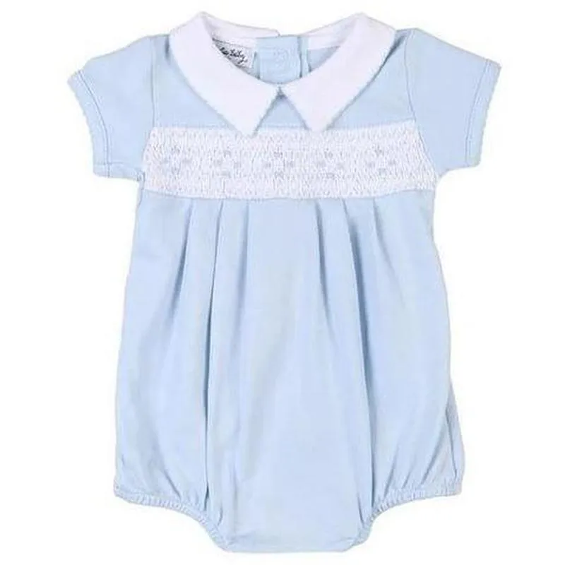 Jungen Blau Elena & Elia Rüschen-Body