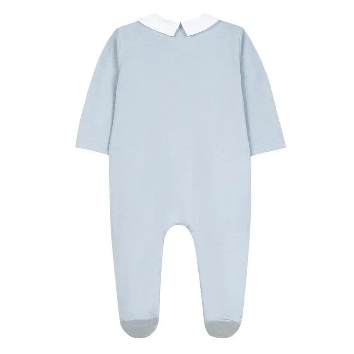 Blaues Jungen-Babyoverall