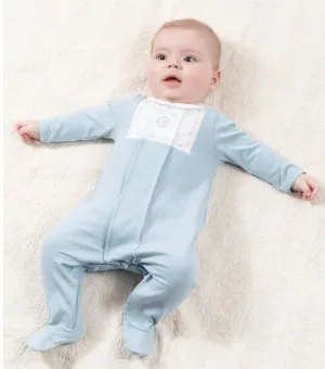 Blaues Jungen-Babyoverall
