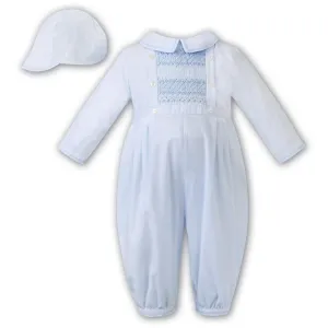 Jungen Blaues Overall & Mütze