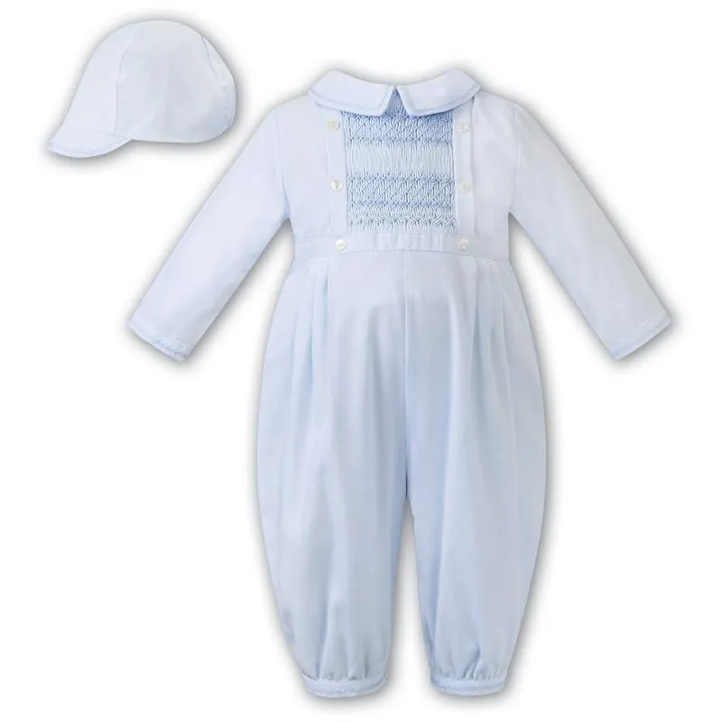 Jungen Blaues Overall & Mütze