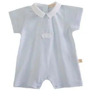 Blaues Jungen-Overall mit Krone