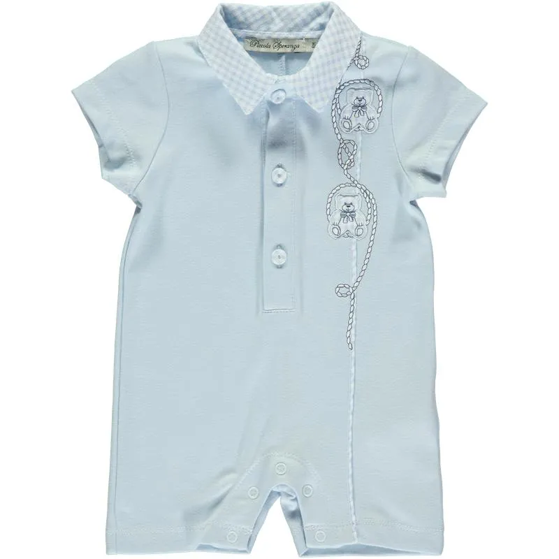 Blauer Jumpsuit für Jungen