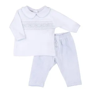 Jungen-Set Hazel und Hugo Blau, 2-teilig