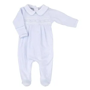 Jungen Babybody Hazel und Hugo Blau