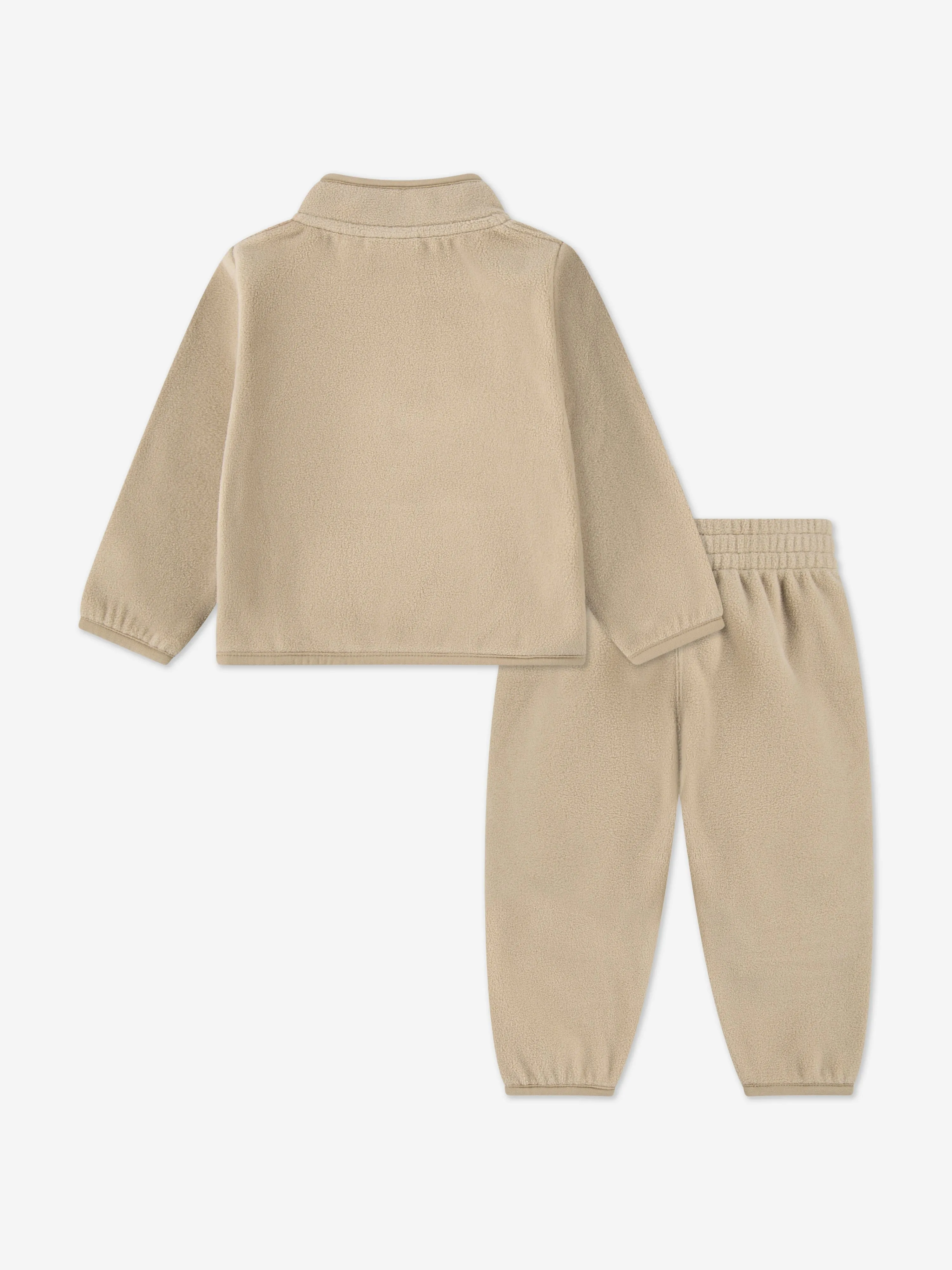 Jungen Lifestyle Essential 1/2-Zip Tracksuit in Beige