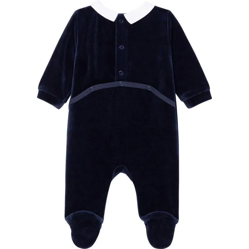 Jungen Navy Eichhörnchen Babybody