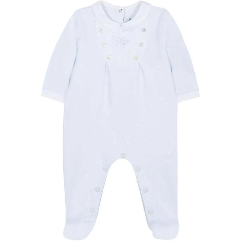 Jungen Hellblauer Babybody