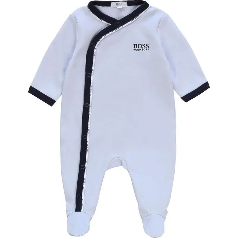 Jungen Hellblauer Babybody