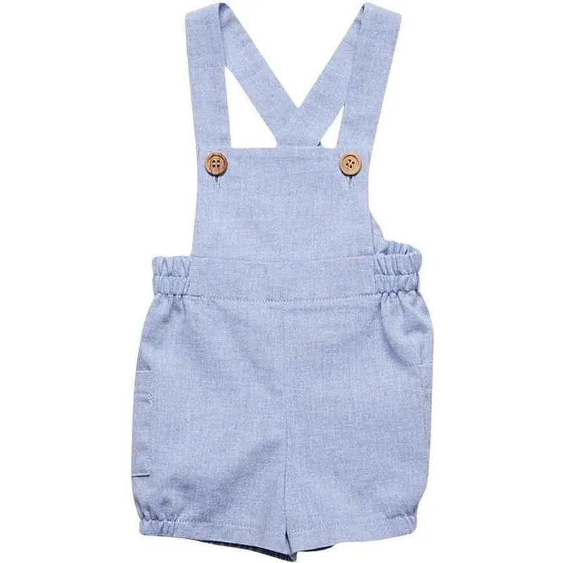 Jungen Hellblauer Chambray-Overall