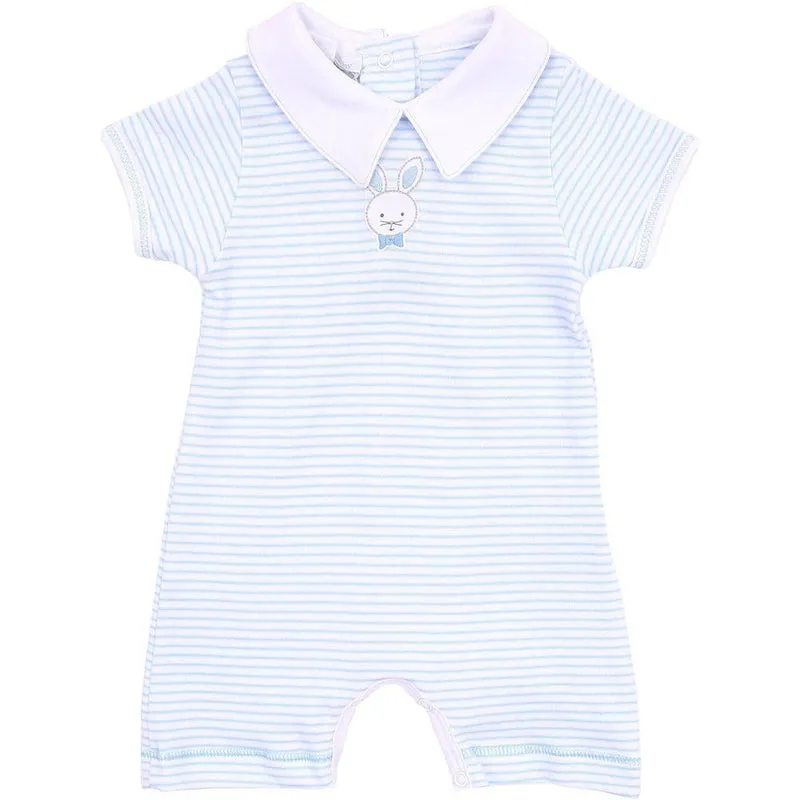 Jungen Hellblau Gestreiftes Shortie