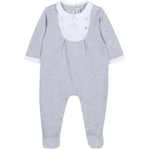 Jungen Babybody Hellgrau