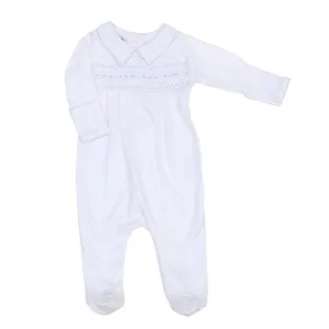 Jungen Pastellblaues Rüschen-Babybody