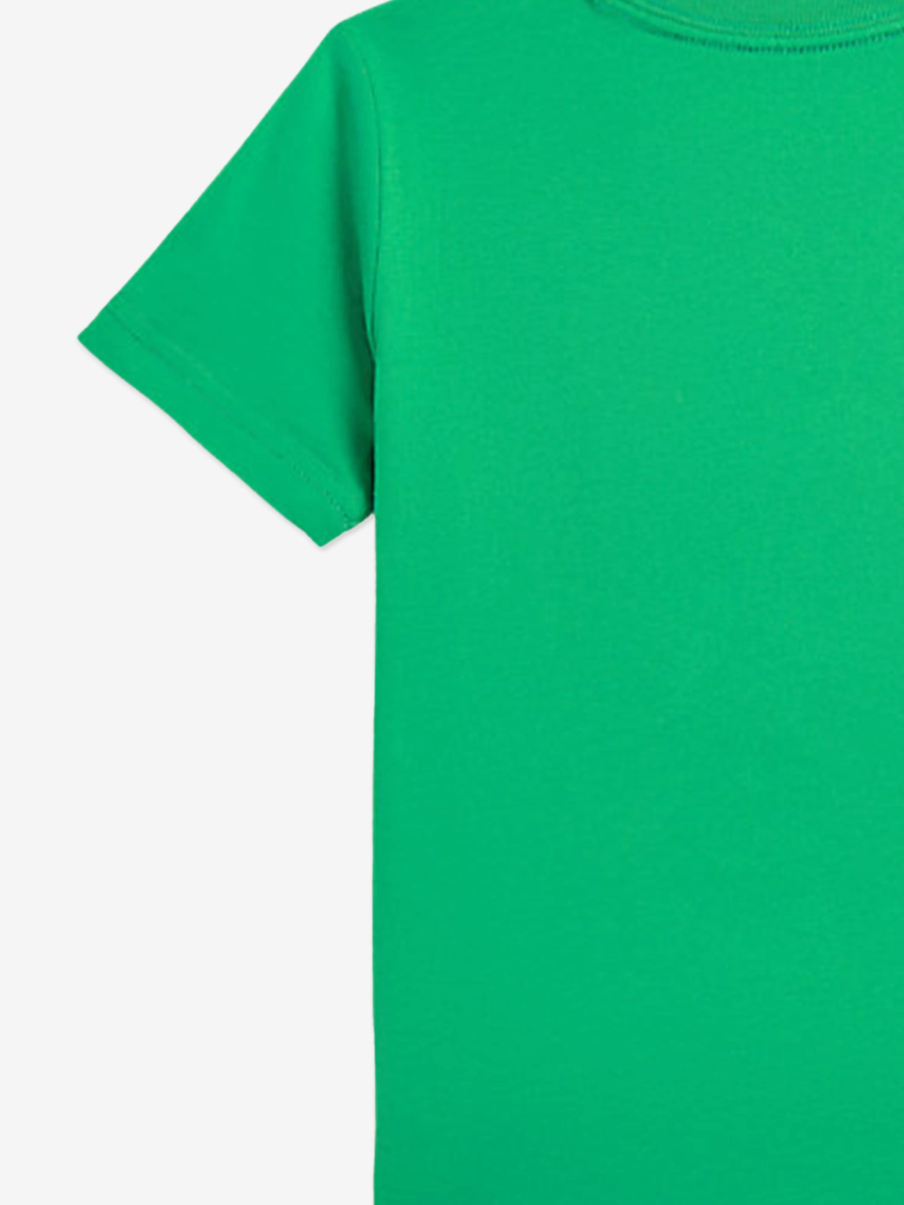 Jungen Polo Bär T-Shirt in Grün