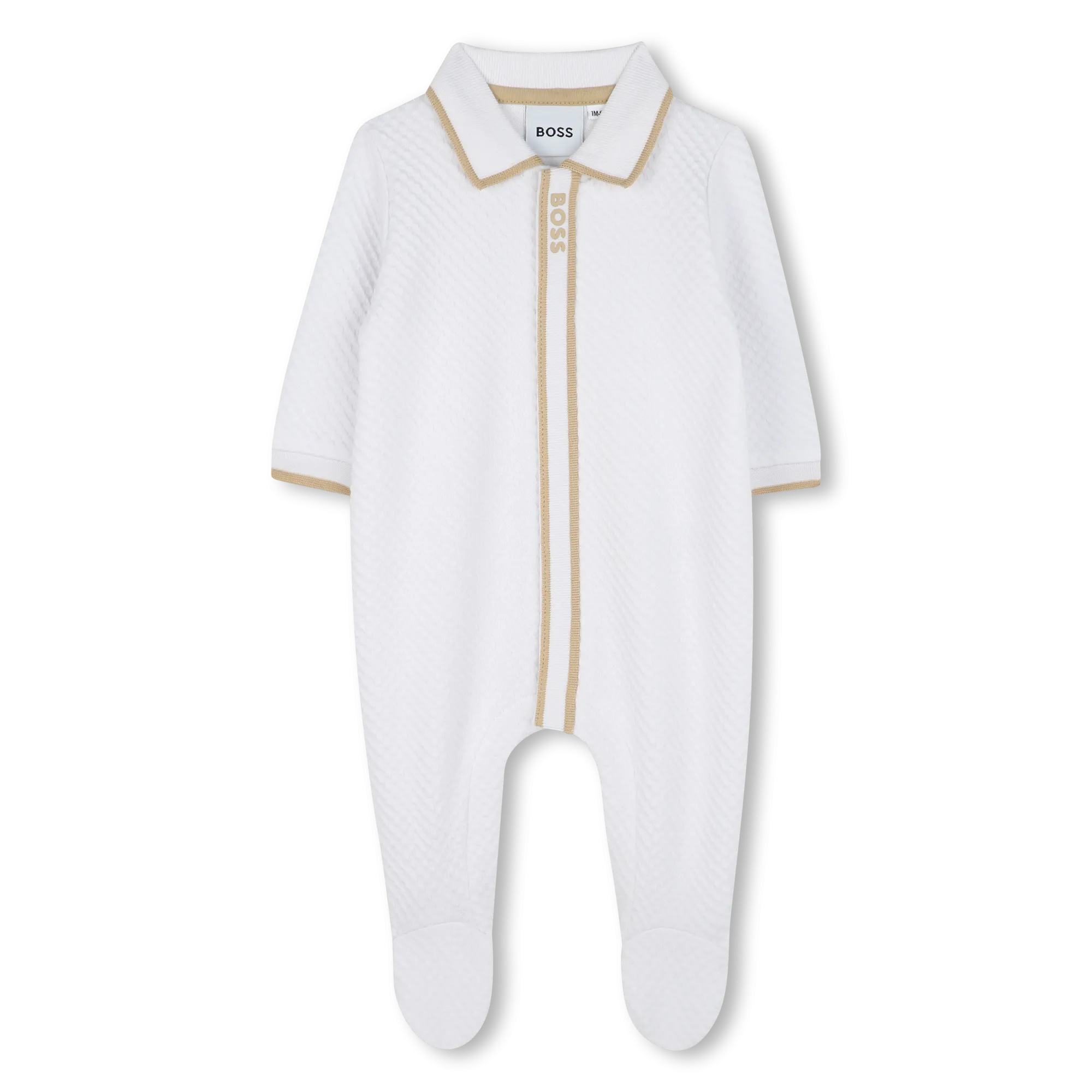 Weißer Babybody für Jungen