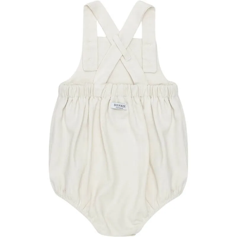Jungen Weißer Bio-Baumwolle Koala Strampler