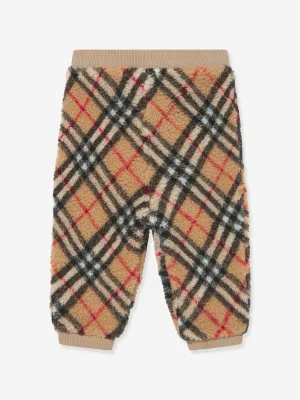 Burberry Baby Boys Archive Check Edgar Joggerhose in Beige