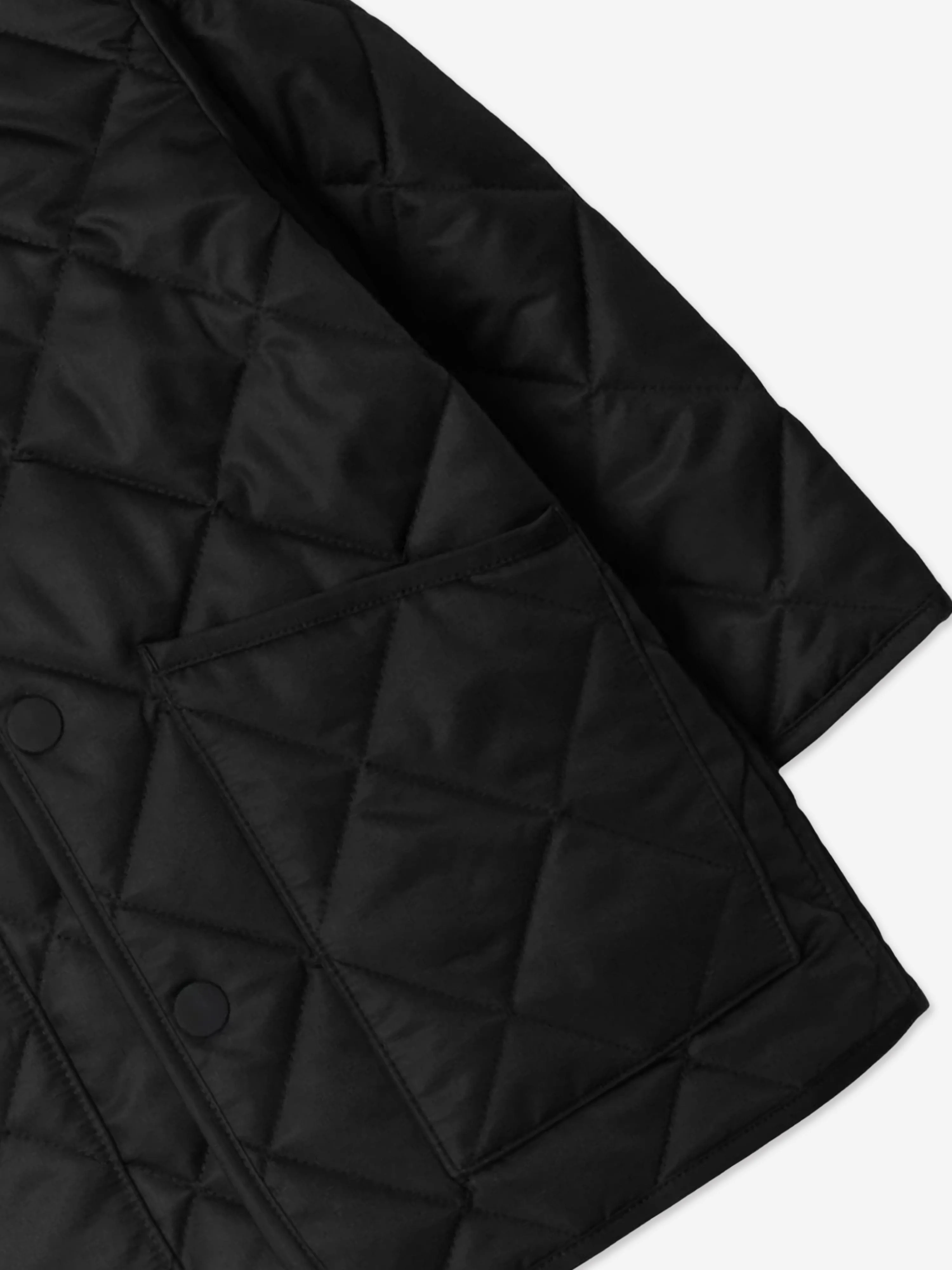 Burberry Baby Boys Mini Rowan Steppjacke in Schwarz