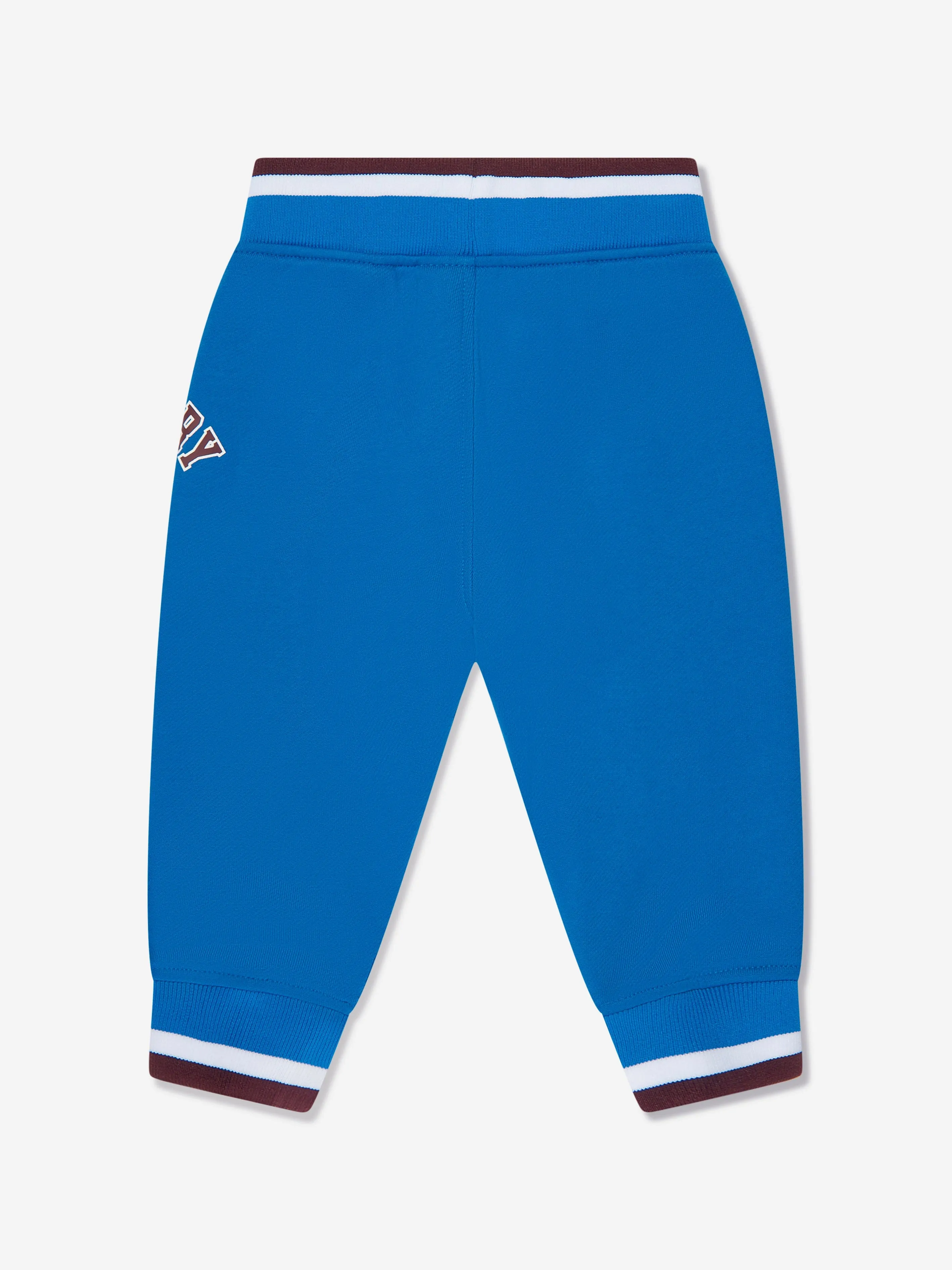 Burberry Baby Boys Sidney College Joggerhose in Blau