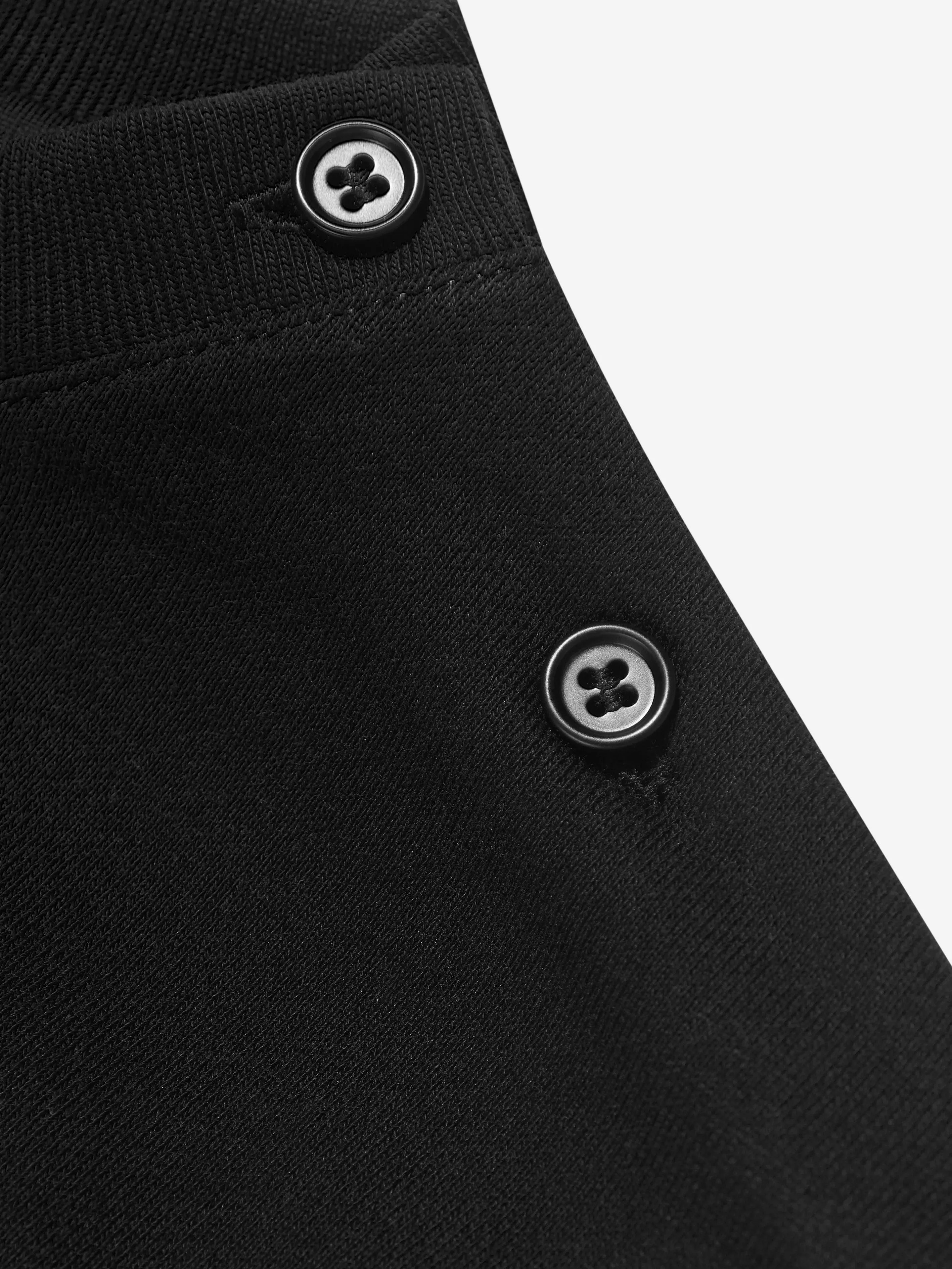 Burberry Baby Girls Langarm-Mini-Talbot-Kleid in Schwarz