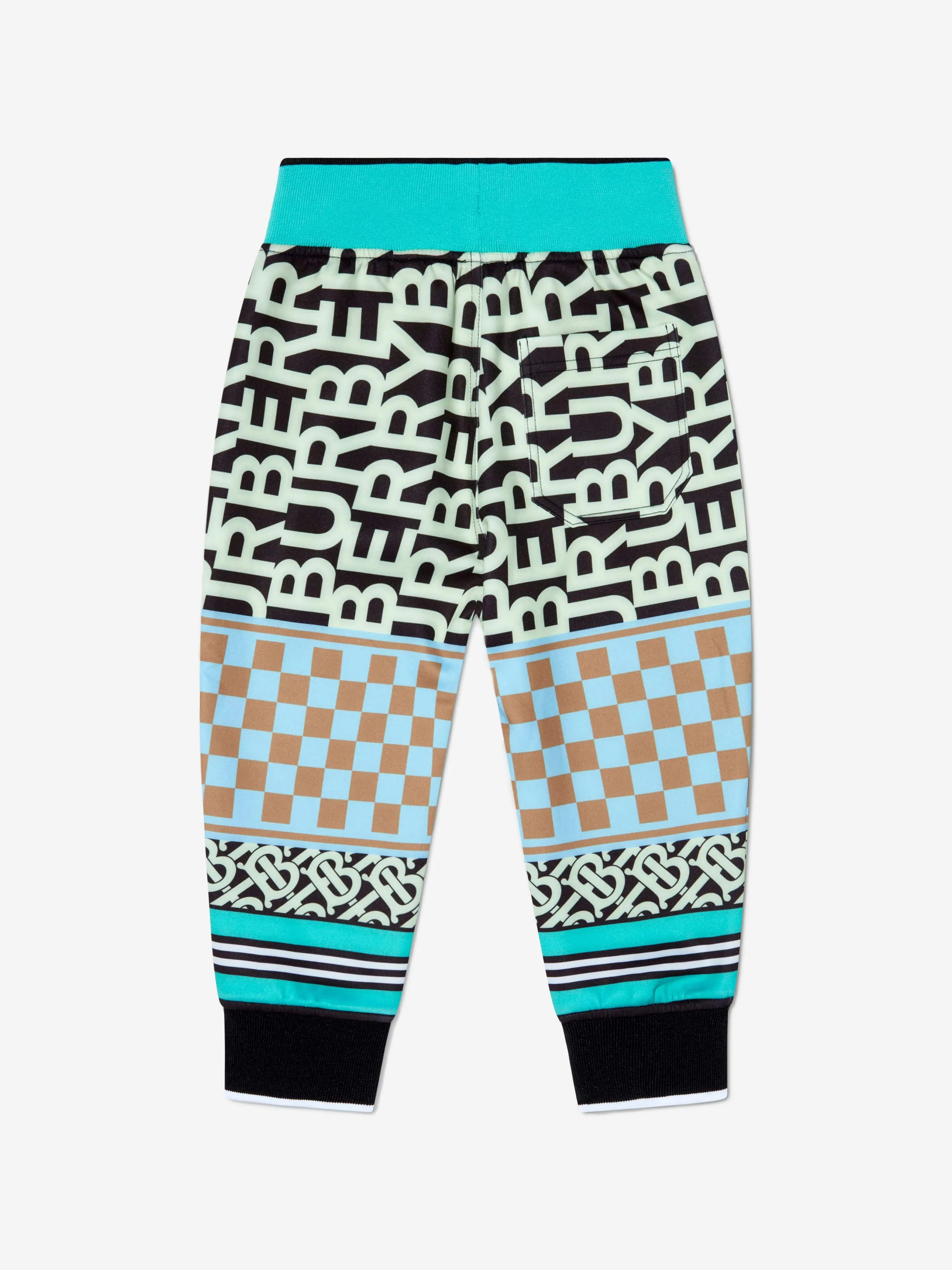 Burberry Boys Monogram gemusterte Jogginghose aus Jersey