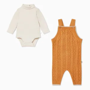 Strick-Overall & Body-Outfit