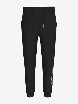 Calvin Klein Kids Logo Regular Joggers in Schwarz