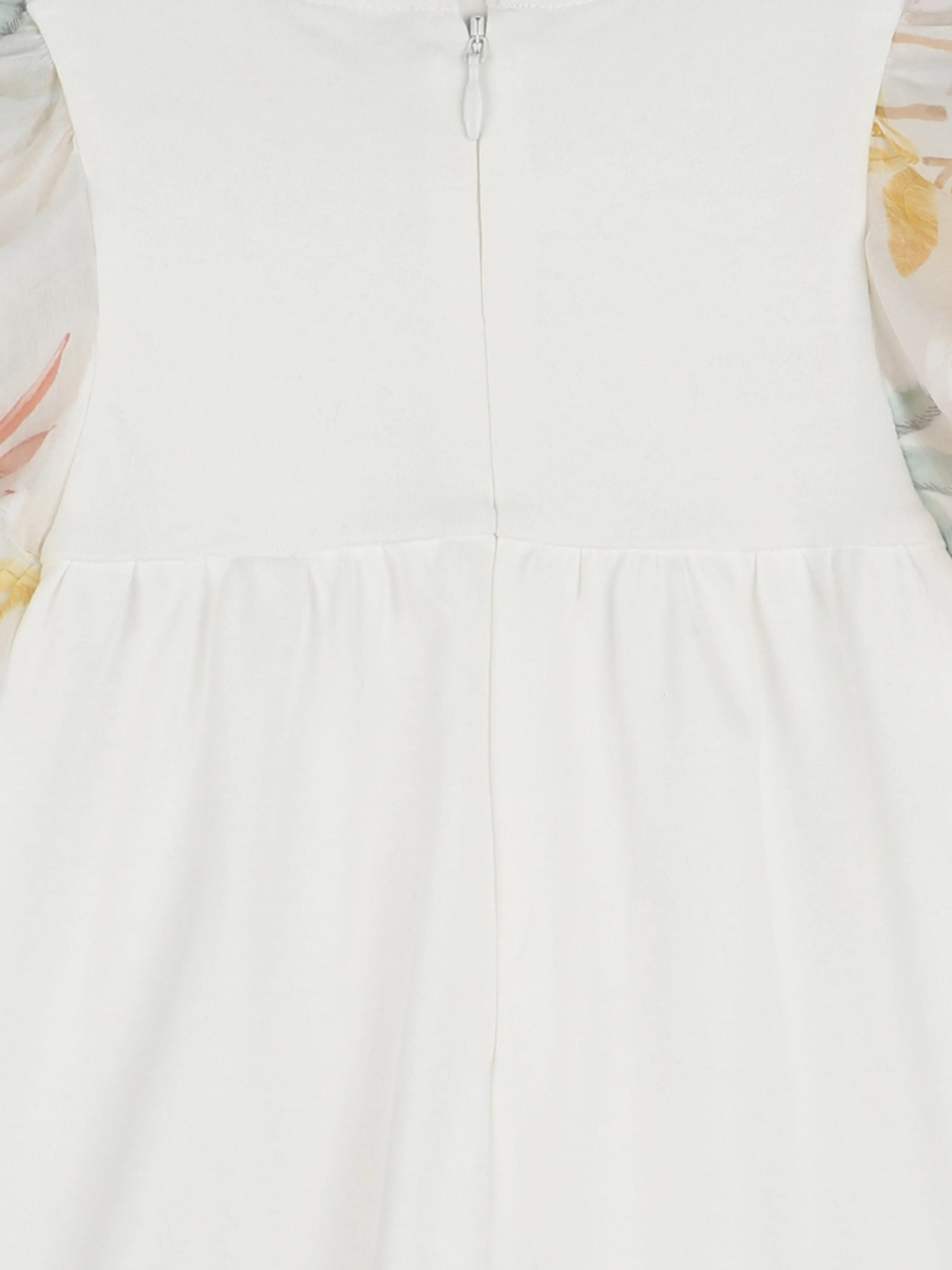 Chloé Baby Girls Palm Grove Rüschenkleid in Elfenbein