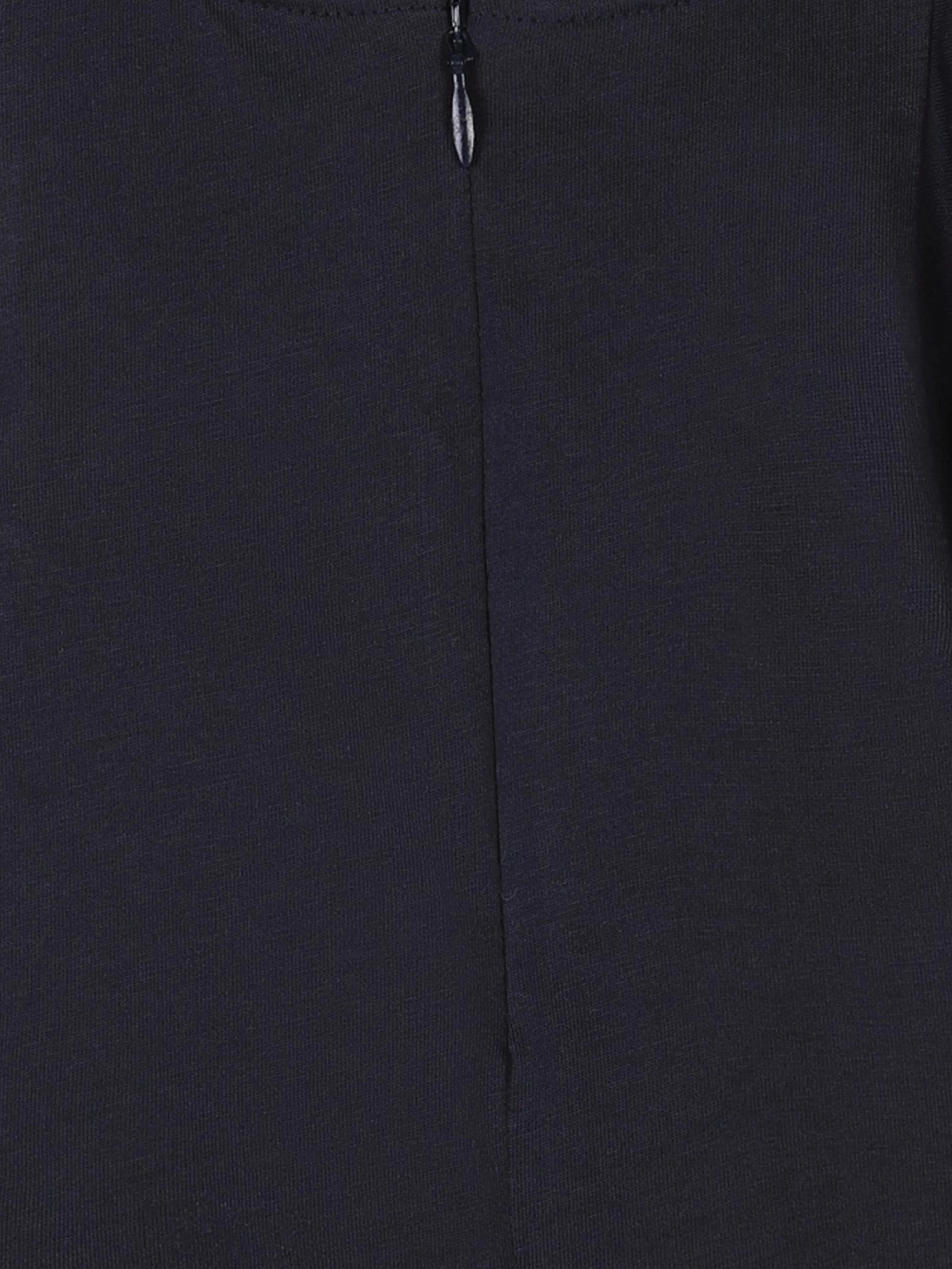 Chloé Baby Mädchen Paris Logo Jersey-Kleid in Marineblau