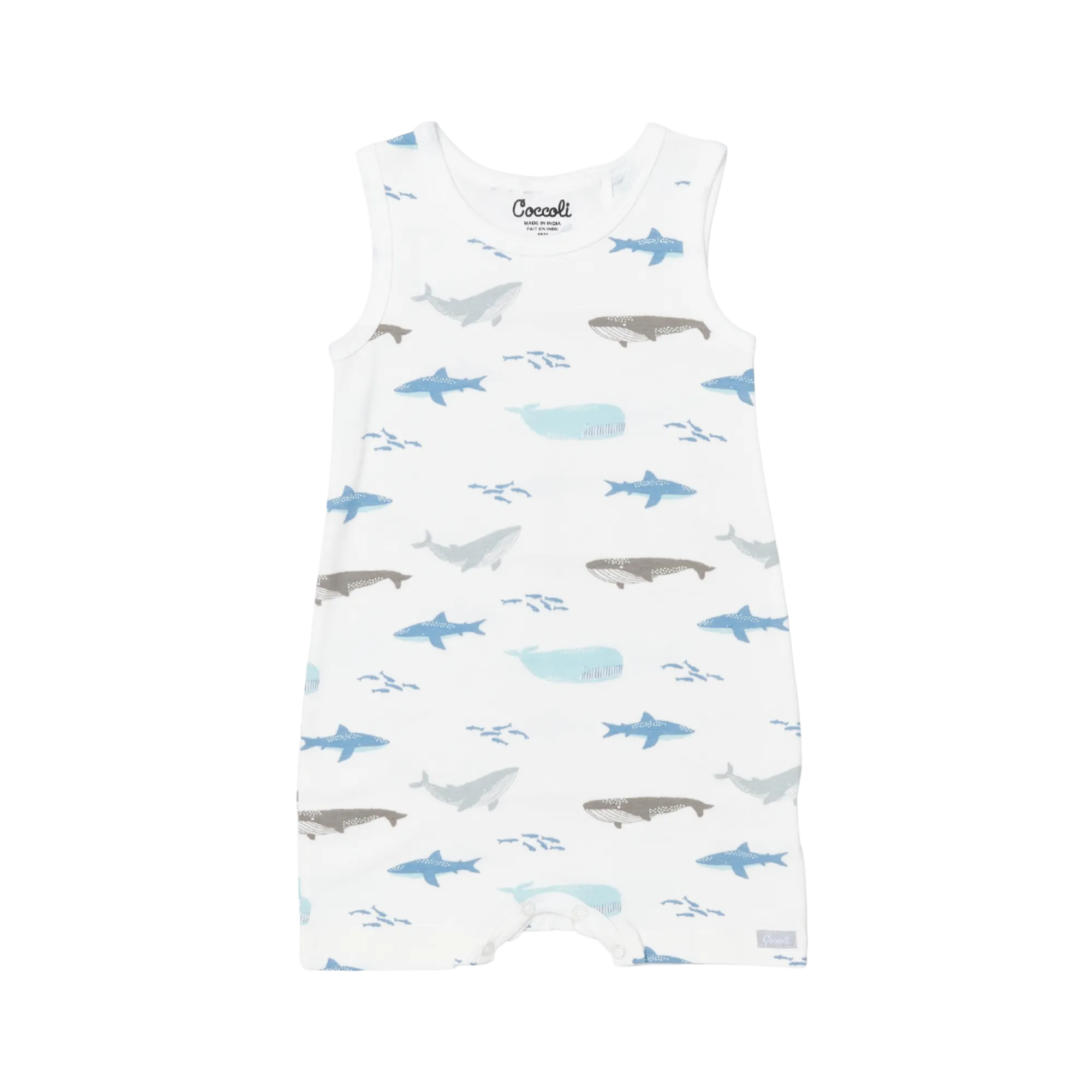 COCCOLI Modal Romper - Ozeanleben