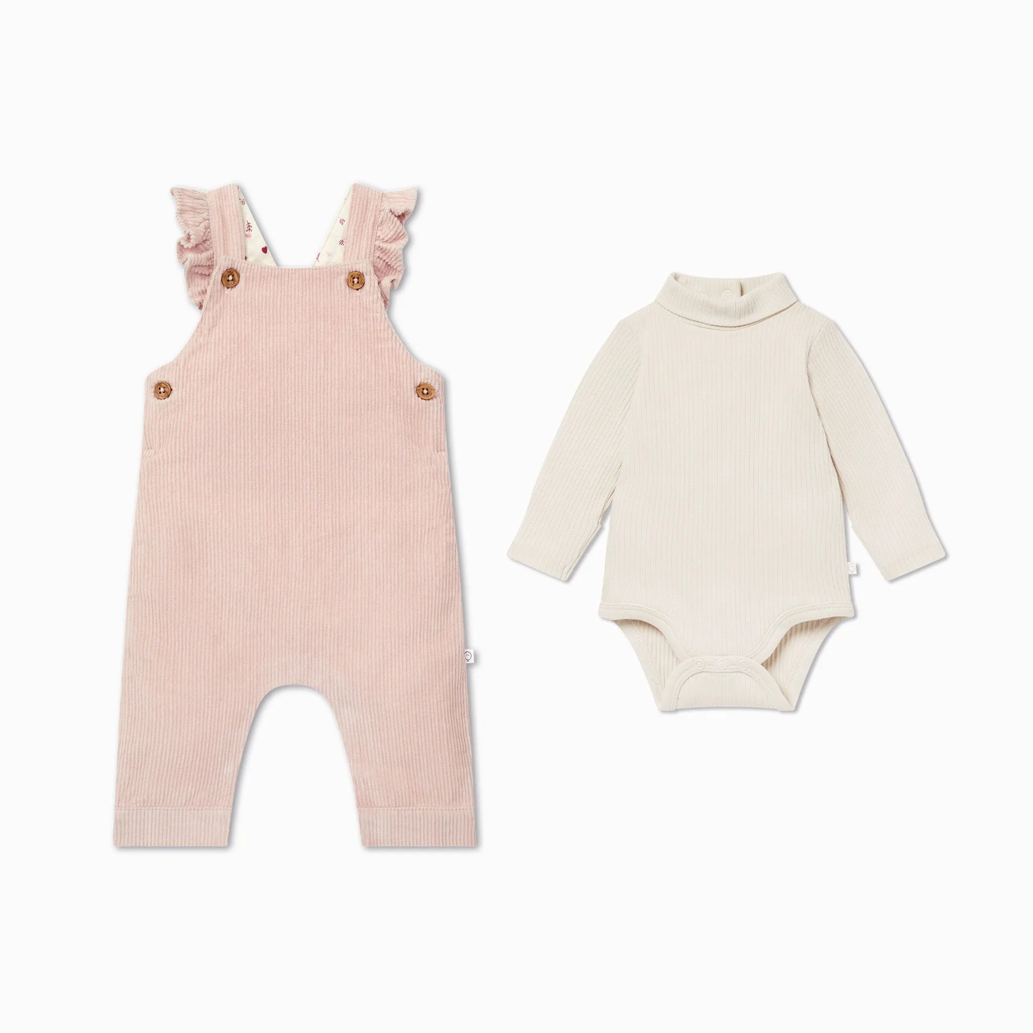 Cord-Rüschen-Overalls & Body-Outfit