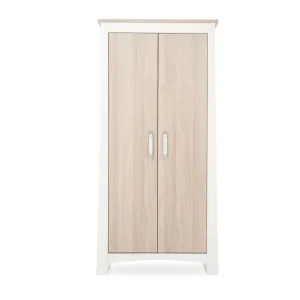 Cuddleco Ada Kleiderschrank - Weiß und Esche
