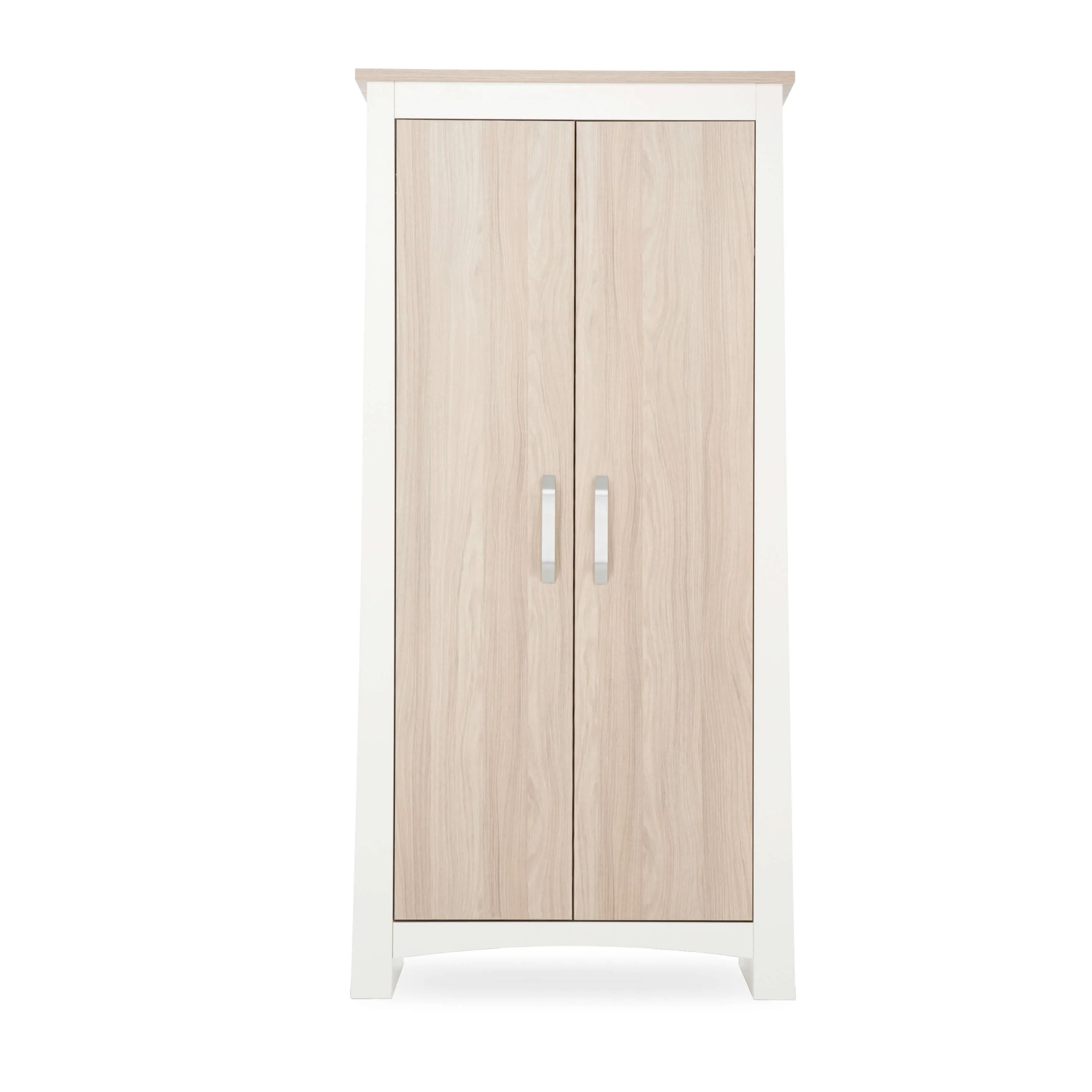 Cuddleco Ada Kleiderschrank - Weiß und Esche