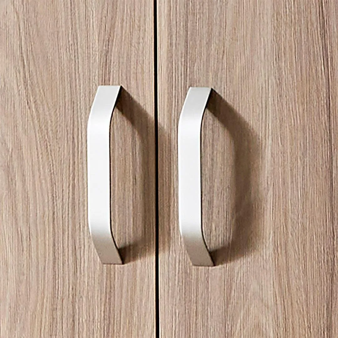 CuddleCo Ada Kleiderschrank - Weiß/Esche