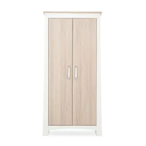 CuddleCo Ada Kleiderschrank - Weiß/Esche