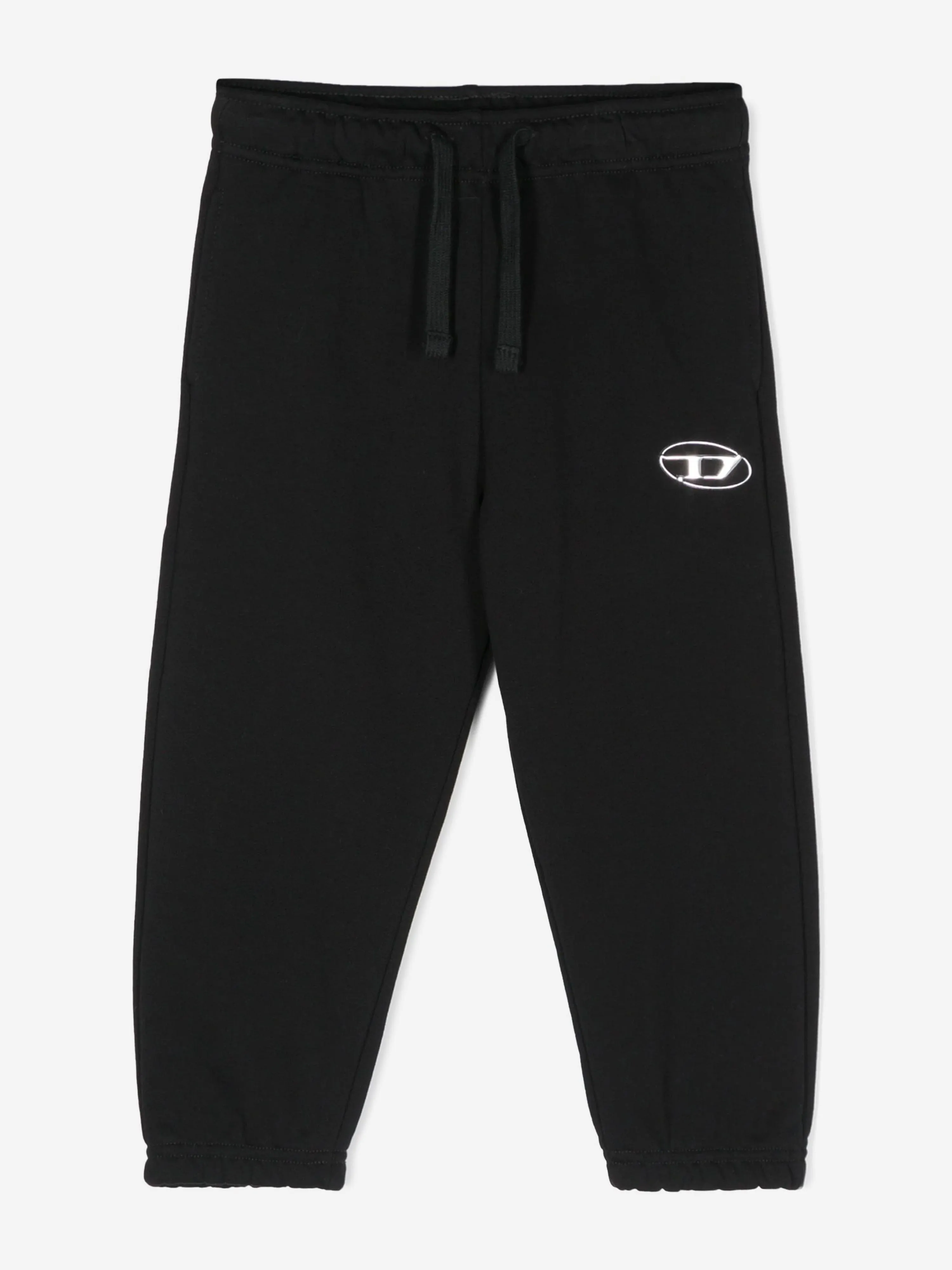 Diesel Kids Logo Jogginghose in Schwarz