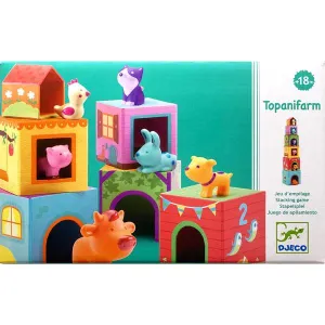 Djeco Topanifarm Stapelspielzeug (ab 18 Monaten)