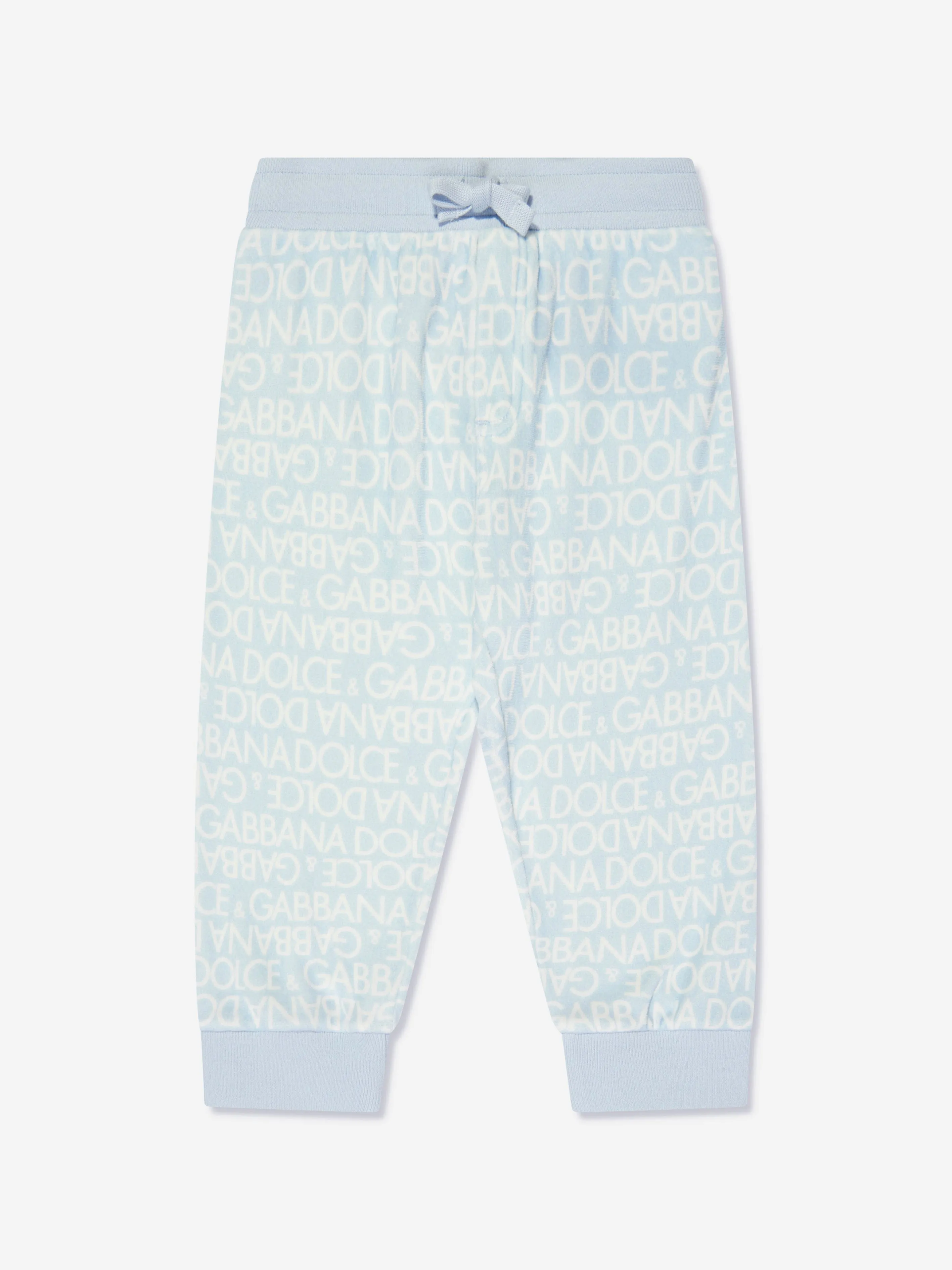 Dolce & Gabbana Baby Boys Logo Joggerhose in Blau