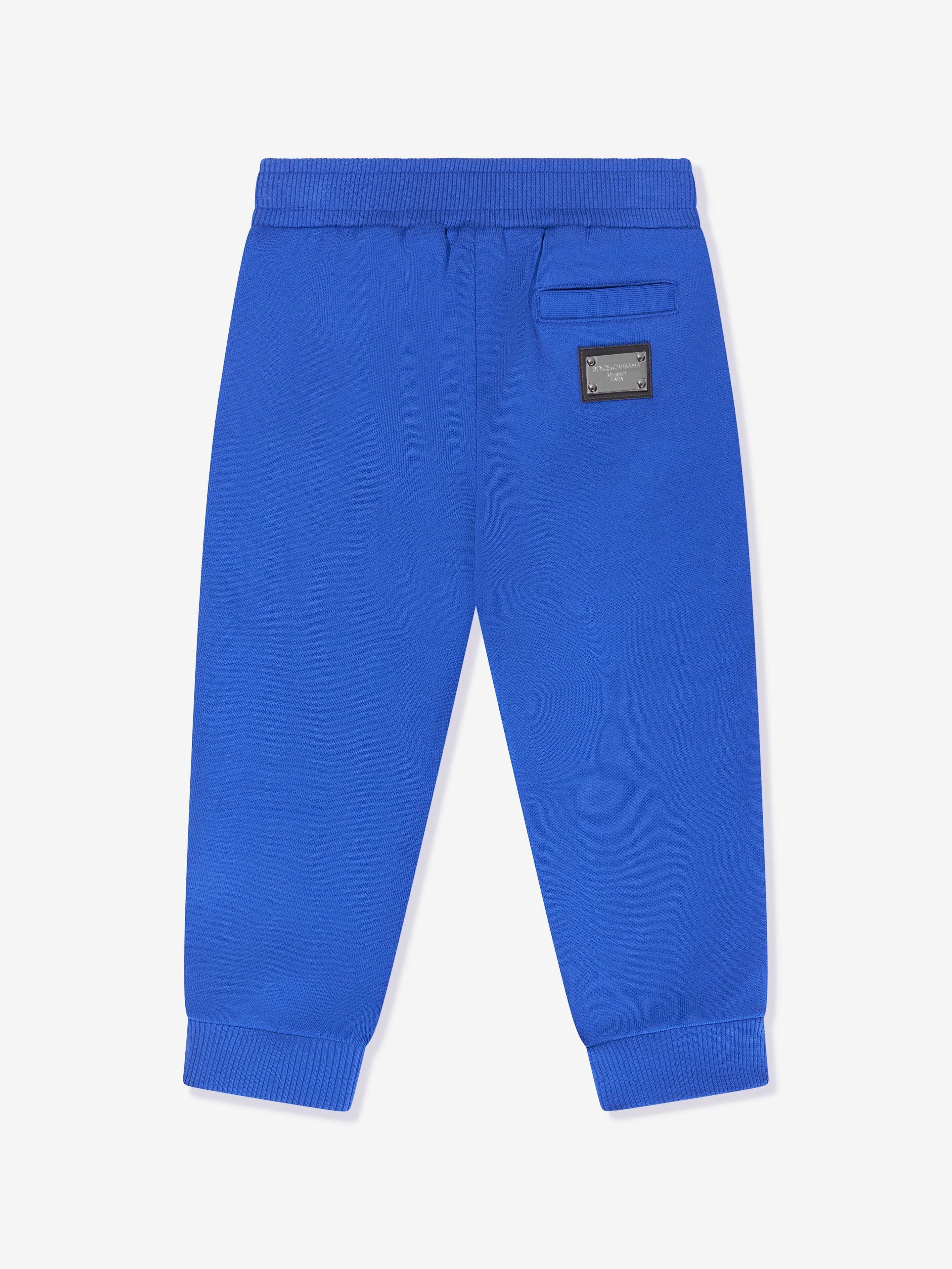 Dolce & Gabbana Baby Boys Logo Joggerhose in Blau