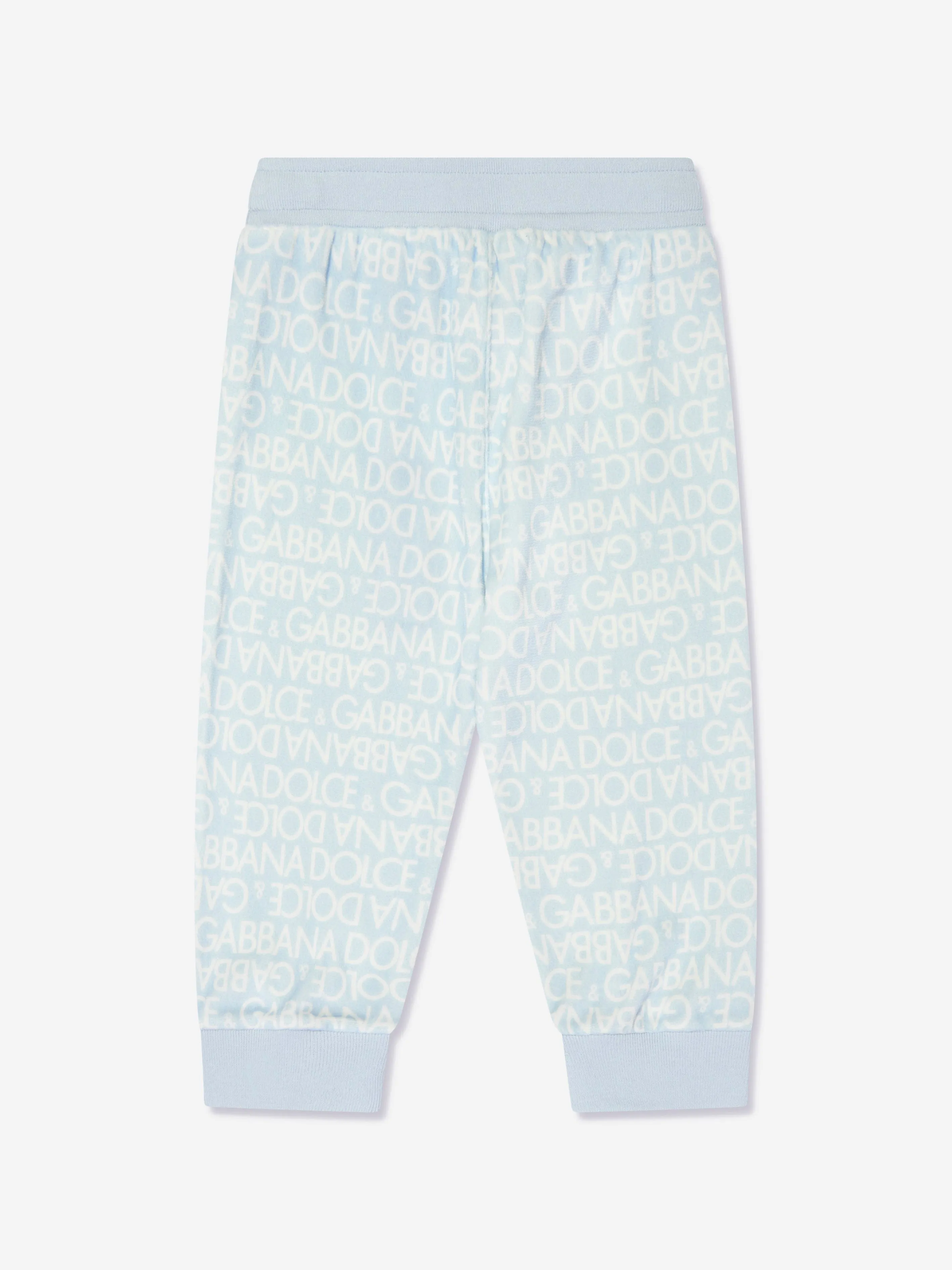 Dolce & Gabbana Baby Boys Logo Joggerhose in Blau