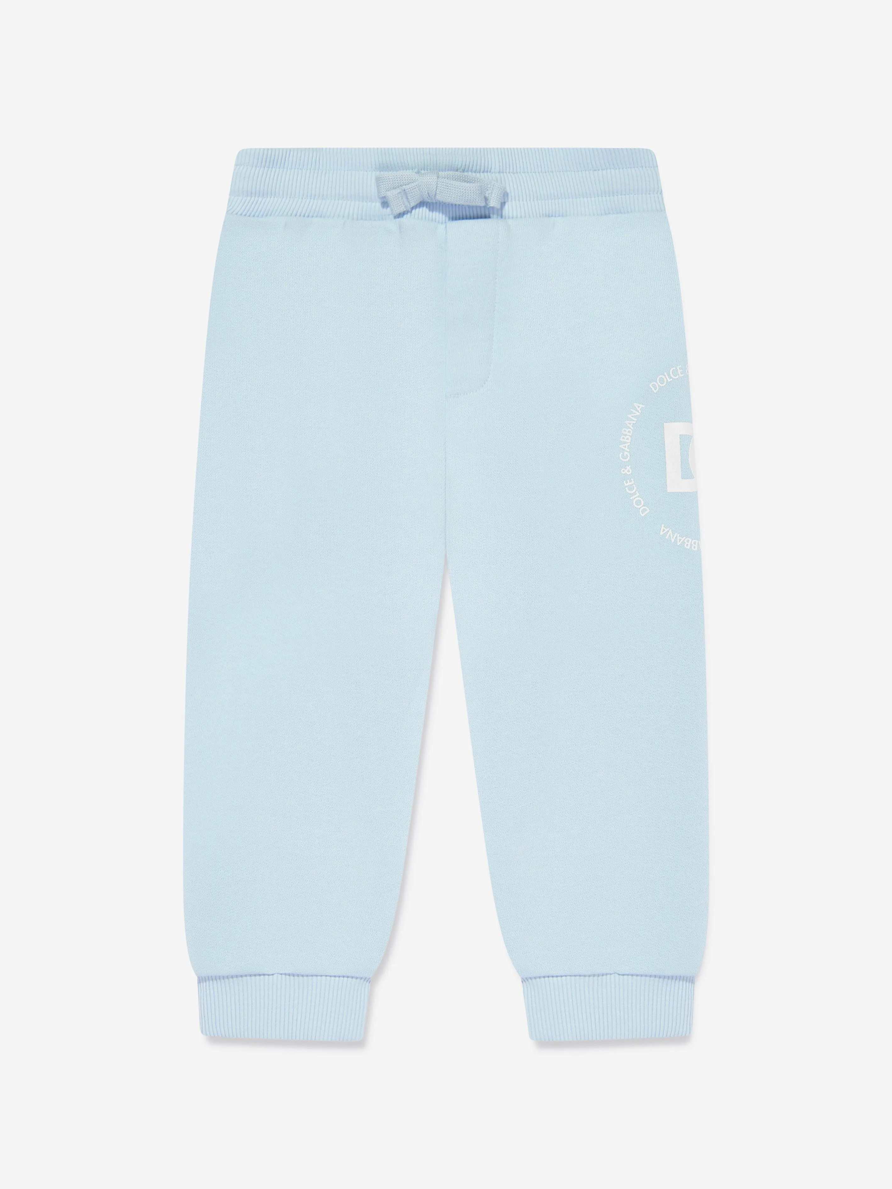Dolce & Gabbana Baby Boys Logomania Joggerhose in Blau